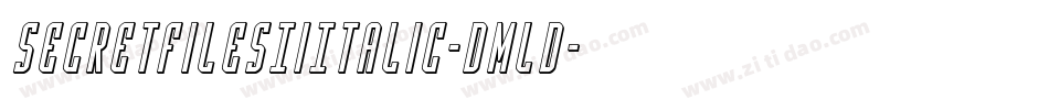 SecretFilesIiItalic-Dmld字体转换