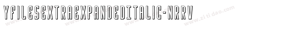 YFilesExtraExpandedItalic-nRrv1字体转换
