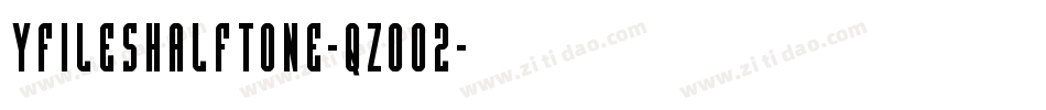 YFilesHalftone-qZ0o2字体转换