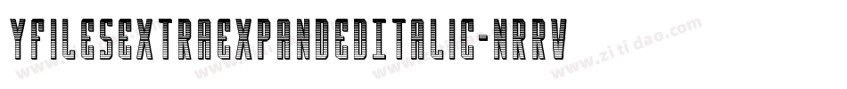 YFilesExtraExpandedItalic-nRrv1字体转换