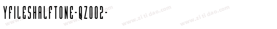 YFilesHalftone-qZ0o2字体转换