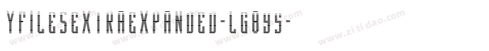 YFilesExtraExpanded-lg895字体转换