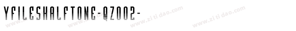 YFilesHalftone-qZ0o2字体转换