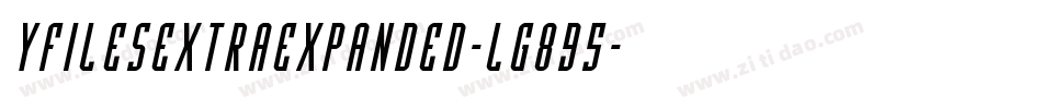 YFilesExtraExpanded-lg895字体转换