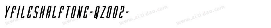 YFilesHalftone-qZ0o2字体转换