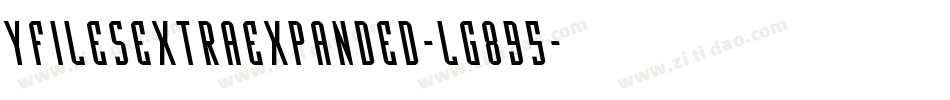 YFilesExtraExpanded-lg895字体转换