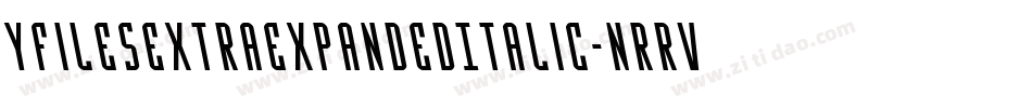 YFilesExtraExpandedItalic-nRrv1字体转换