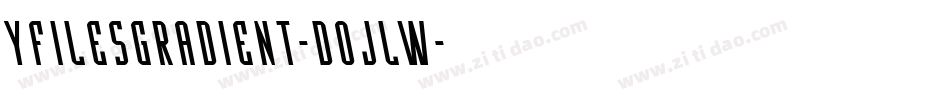 YFilesGradient-DOJLW字体转换