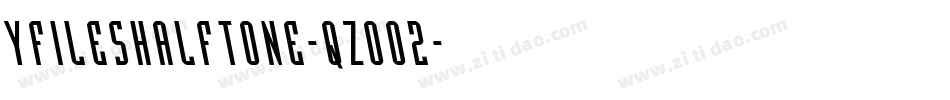 YFilesHalftone-qZ0o2字体转换