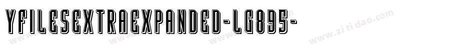 YFilesExtraExpanded-lg895字体转换