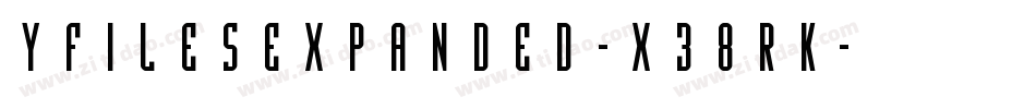 YFilesExpanded-x38RK字体转换