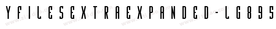 YFilesExtraExpanded-lg895字体转换
