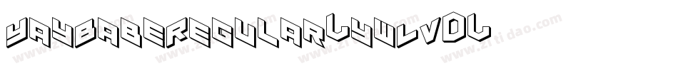 YayBabeRegular-ywLV3字体转换