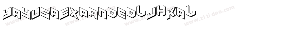 YayUsaExpanded-J7Ka字体转换