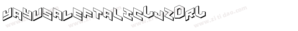YayUsaLeftalic-jz3R字体转换