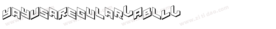 YayUsaRegular-ABlL字体转换