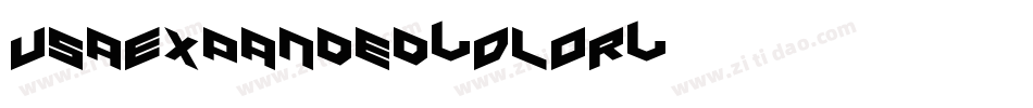 UsaExpanded-DlOR字体转换