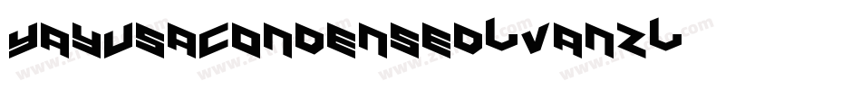 YayUsaCondensed-Vanz字体转换