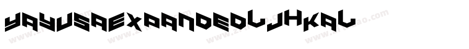 YayUsaExpanded-J7Ka字体转换