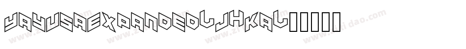 YayUsaExpanded-J7Ka字体转换
