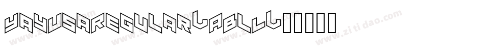 YayUsaRegular-ABlL字体转换