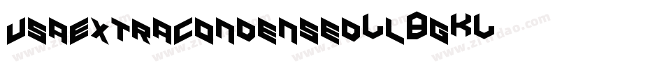 UsaExtraCondensed-l1g0字体转换