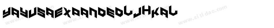 YayUsaExpanded-J7Ka字体转换