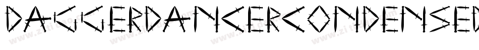 DaggerDancerCondensedItalic-2OgXv字体转换