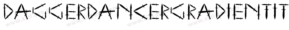 DaggerDancerGradientItalic-X3E9d字体转换