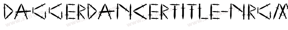 DaggerDancerTitle-nRgMP字体转换