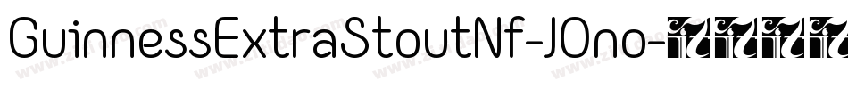 GuinnessExtraStoutNf-JOno字体转换