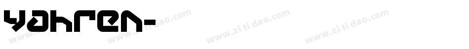 Yahren字体转换
