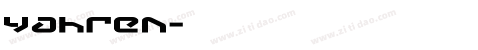 Yahren字体转换