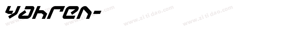 Yahren字体转换