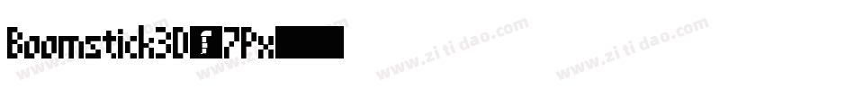 Boomstick3D-w7Px字体转换
