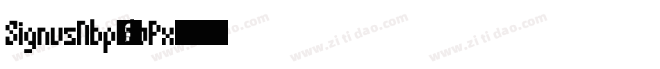 SignusNbp-doPx字体转换