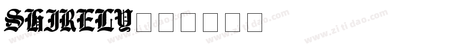 Shirely字体转换