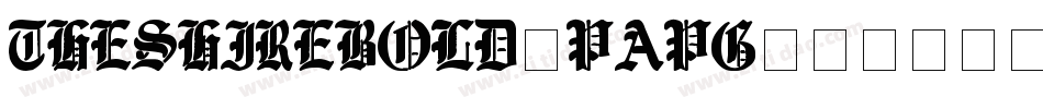 TheShireBold-Papg字体转换