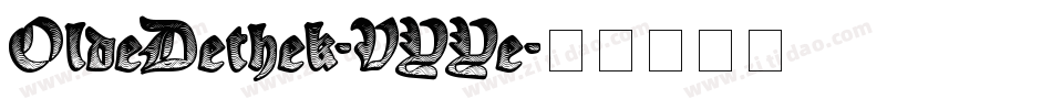 OldeDethek-VYYe字体转换