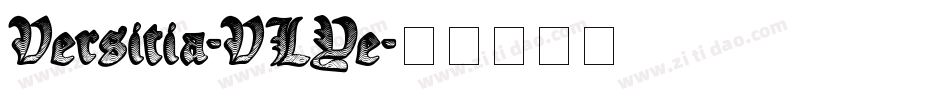Versitia-VLYe字体转换