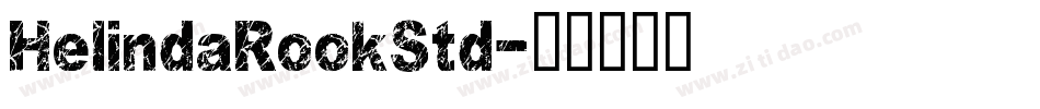 HelindaRookStd字体转换