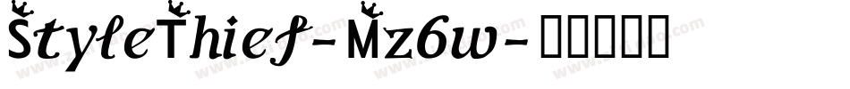 StyleThief-Mz6w字体转换