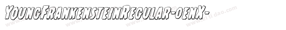 YoungFrankensteinRegular-0enX字体转换