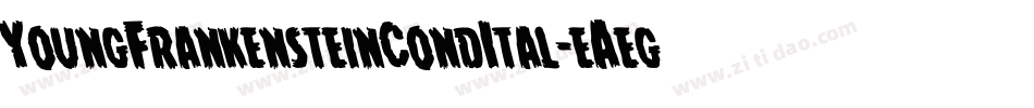 YoungFrankensteinCondItal-eAeg字体转换
