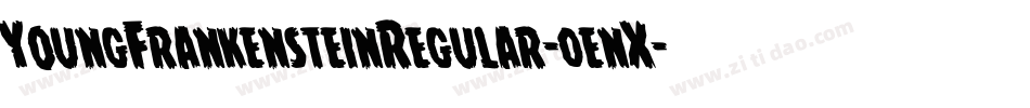 YoungFrankensteinRegular-0enX字体转换