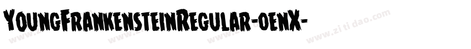 YoungFrankensteinRegular-0enX字体转换