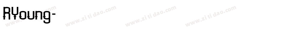 RYoung字体转换