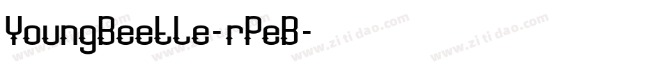 YoungBeetle-rPeB字体转换