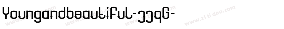 Youngandbeautiful-jjqG字体转换