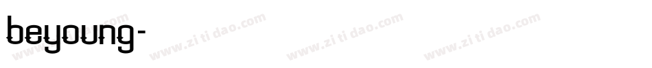 beyoung字体转换